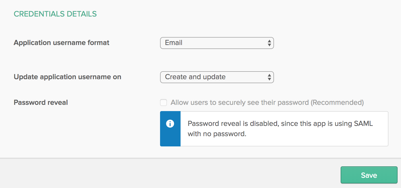 Username Format